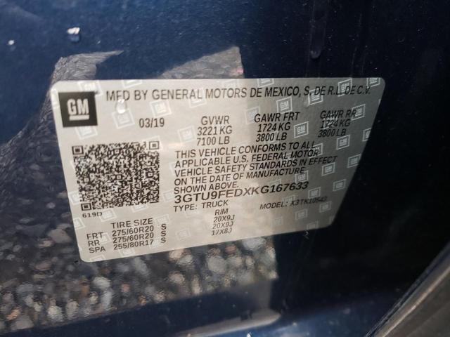 3GTU9FEDXKG167633 GMC Sierra K1500 Denali
