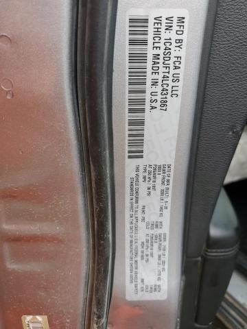 1C4SDJFT4LC431867 Dodge Durango Ssv