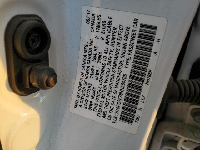 2HGFC2F78HH554705 Honda CIVIC EX