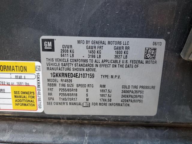 1GKKRNED4EJ107159 GMC ACADIA SLE