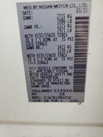 5N1AL0MN8FC524940 Infiniti QX60