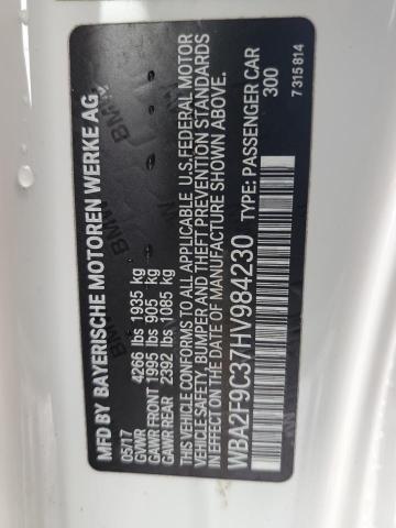 WBA2F9C37HV984230 BMW 230I