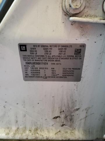 2GKFLUE35G6171974 GMC Terrain Slt