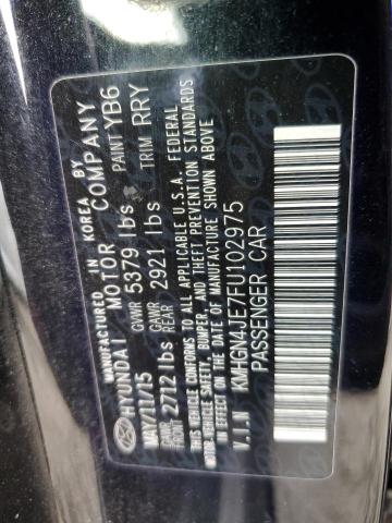 KMHGN4JE7FU102975 Hyundai Genesis 3.8l