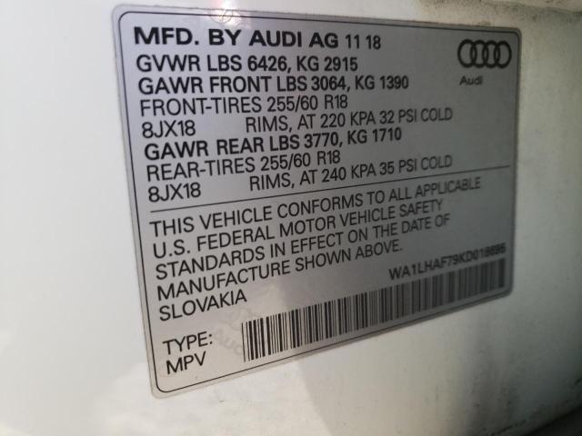 WA1LHAF79KD018695 Audi Q7 Premium Plus