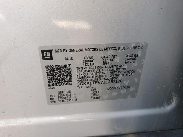 3GKALTEV7JL357170 GMC Terrain Sle