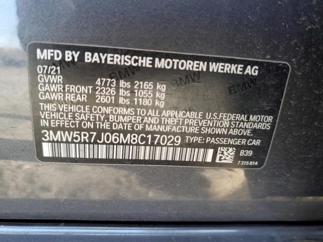 3MW5R7J06M8C17029 BMW 330XI