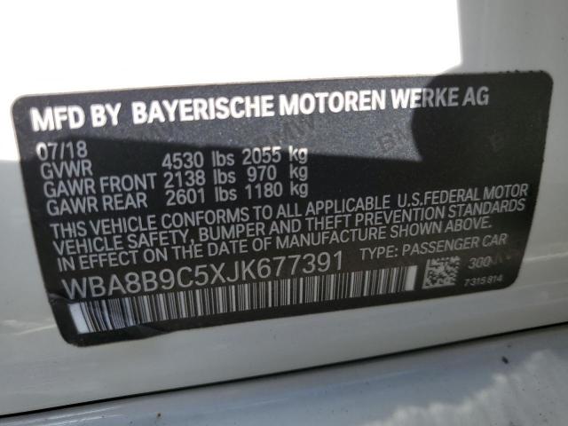 WBA8B9C5XJK677391 BMW 330 I