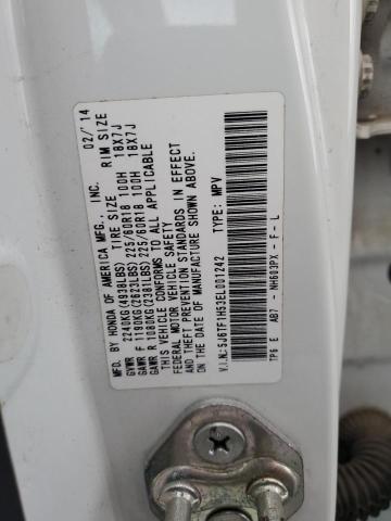 5J6TF1H53EL001242 Honda Crosstour Exl
