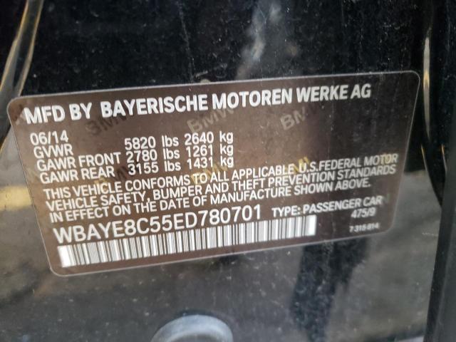 WBAYE8C55ED780701 BMW 750 LI