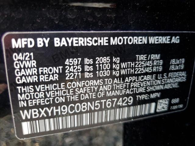 WBXYH9C08N5T67429 BMW X2 Sdrive28i