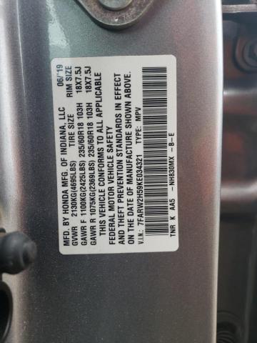7FARW2H59KE034321 Honda CR-V EX