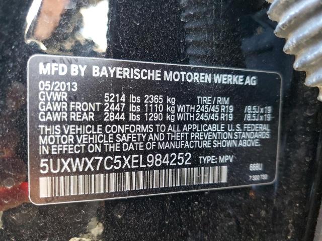 5UXWX7C5XEL984252 BMW X3 Xdrive35i