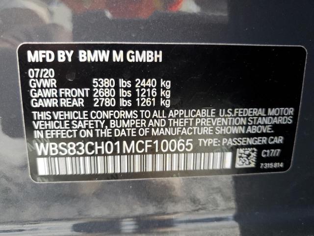 WBS83CH01MCF10065 BMW M5