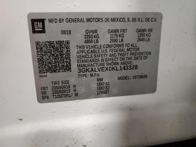 3GKALVEX0KL143328 GMC Terrain Slt