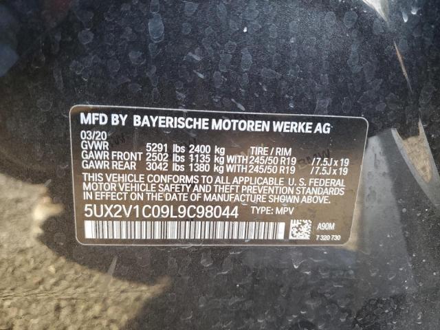 5UX2V1C09L9C98044 BMW X4 Xdrive30i