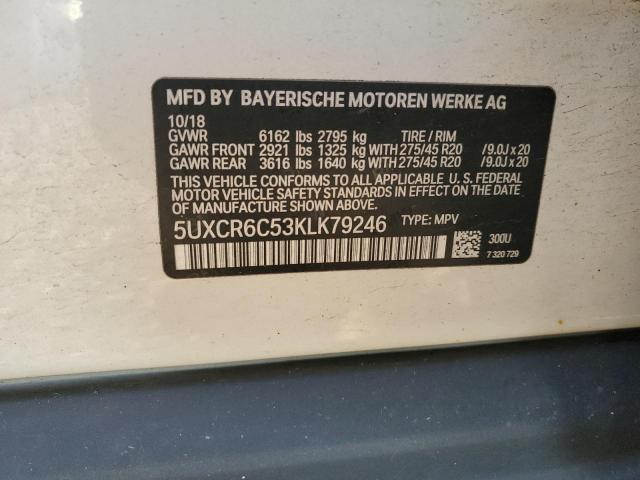 5UXCR6C53KLK79246 BMW X5 Xdrive40i