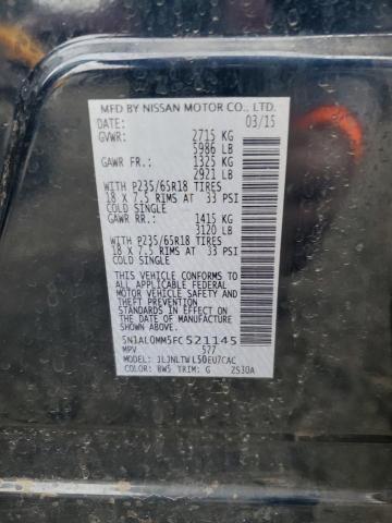 5N1AL0MM5FC521145 Infiniti QX60