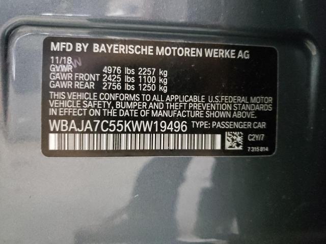 WBAJA7C55KWW19496 BMW 530 XI