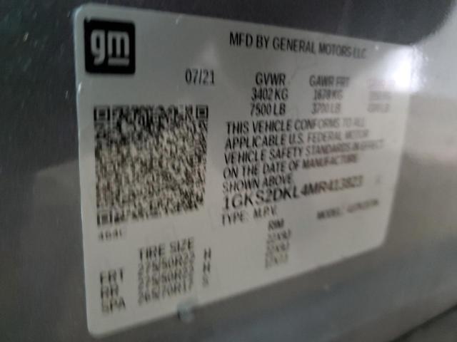 1GKS2DKL4MR413823 GMC YUKON DENALI