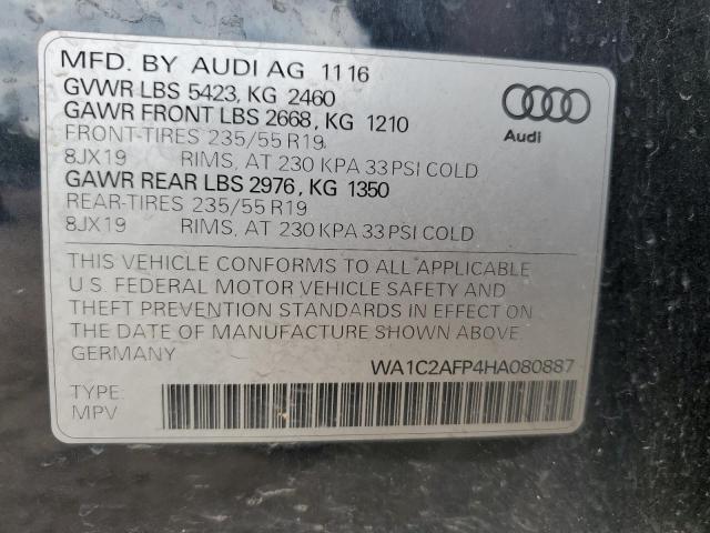 WA1C2AFP4HA080887 Audi Q5 PREMIUM