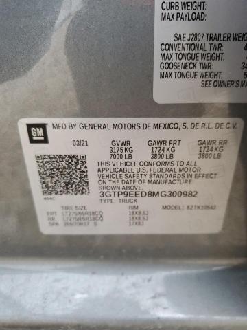 3GTP9EED8MG300982 GMC Sierra K1500 At4
