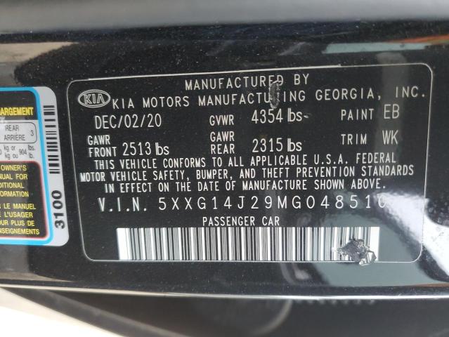5XXG14J29MG048510 KIA K5 LXS