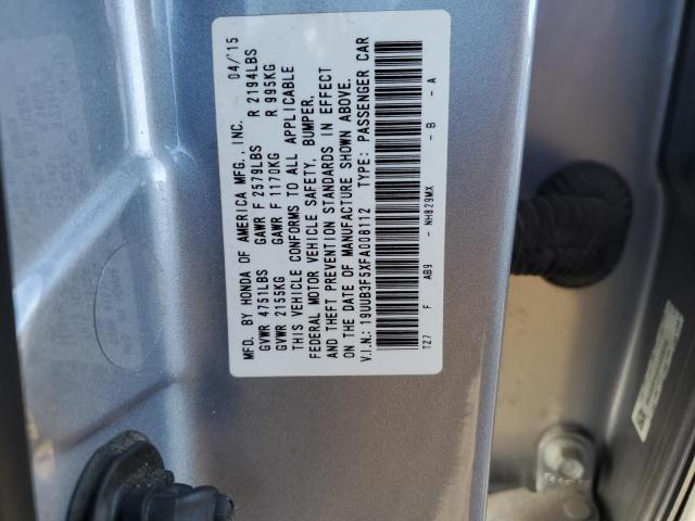 19UUB3F5XFA008112 Acura TLX TECH
