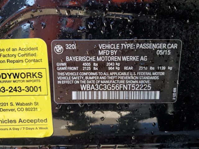 WBA3C3G56FNT52225 BMW 320 I Xdrive