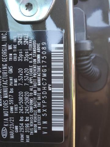 5XYP5DHC7MG175089 KIA Telluride Sx