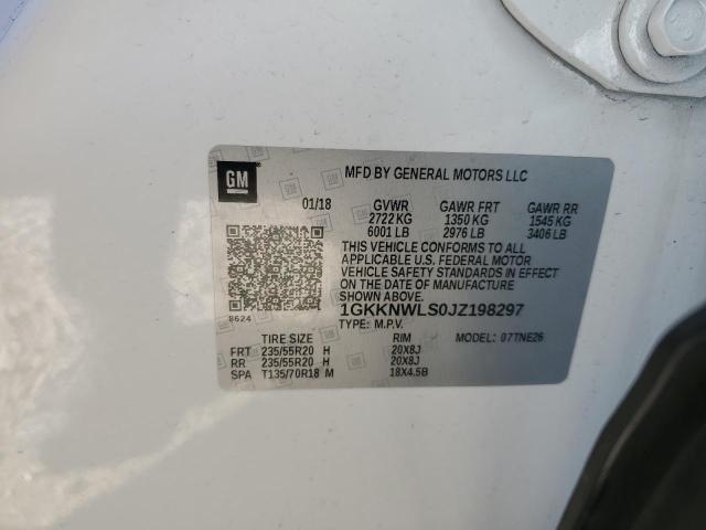 1GKKNWLS0JZ198297 GMC Acadia Slt-2