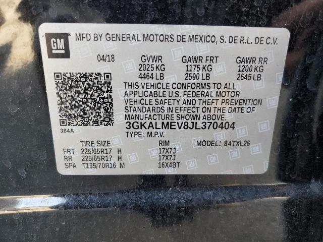 3GKALMEV8JL370404 GMC Terrain Sle
