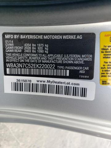 WBA3N7C52EK220022 BMW 428 I