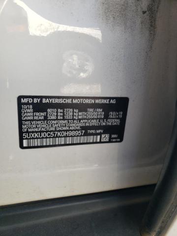 5UXKU0C57K0H98957 BMW X6 Sdrive35i