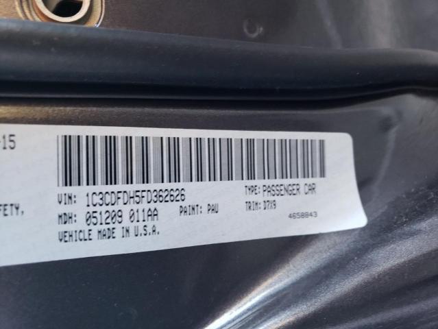 1C3CDFDH5FD362626 Dodge Dart Se Aero