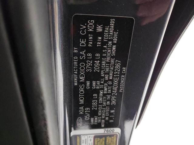 3KPF24ADXKE132867 KIA FORTE FE