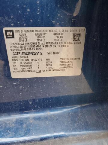 3GTP1MEC7HG295112 GMC Sierra C1500 Sle