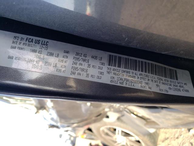1C4NJPBA1GD569346 Jeep Patriot Sport