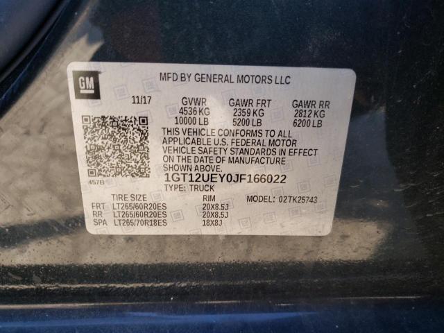 1GT12UEY0JF166022 GMC Sierra K2500 Denali