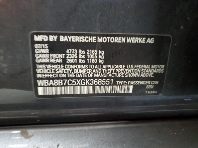 WBA8B7C5XGK368551 BMW 340 XI