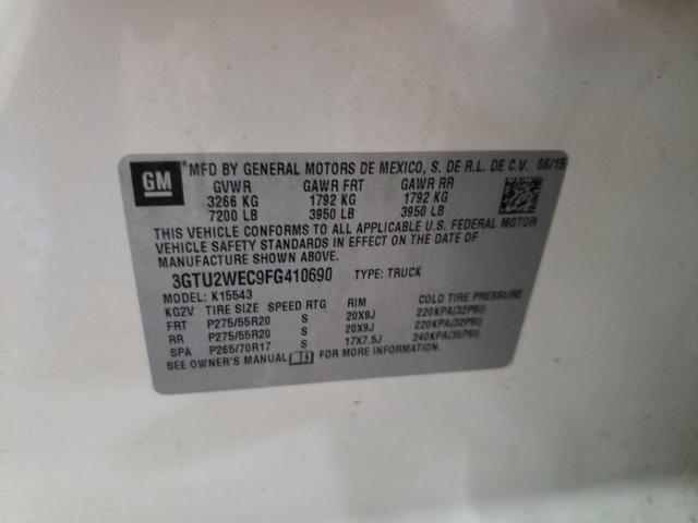 3GTU2WEC9FG410690 GMC Sierra K1500 Denali