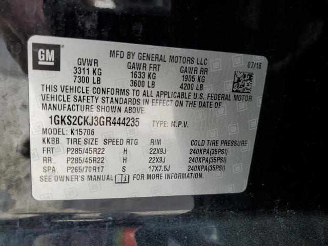 1GKS2CKJ3GR444235 GMC YUKON DENALI