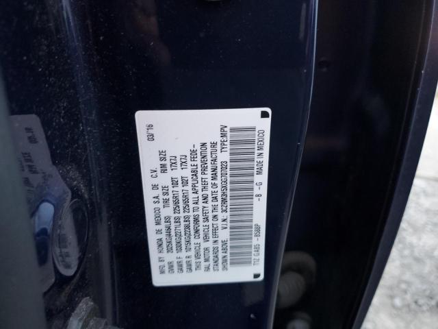 3CZRM3H5XGG707023 Honda CR-V EX