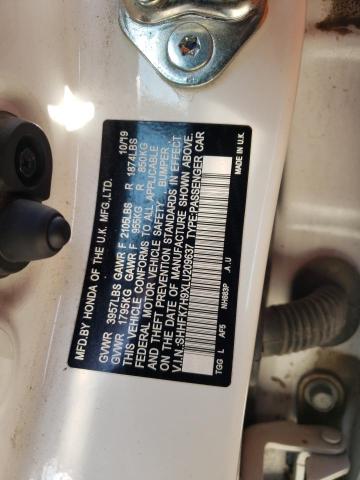 SHHFK7H9XLU209637 Honda Civic Sport Touring