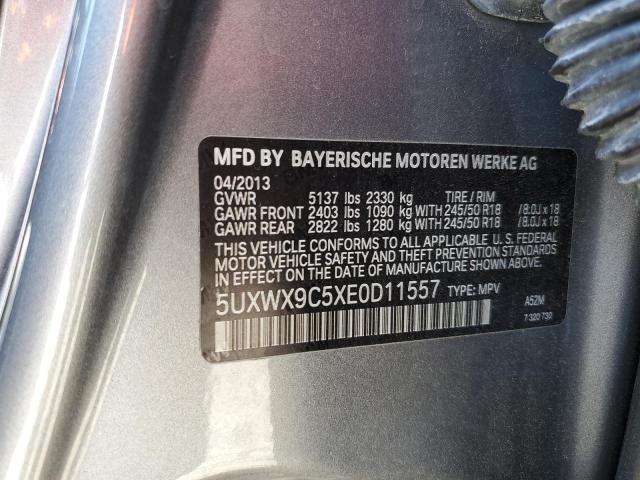 5UXWX9C5XE0D11557 BMW X3 Xdrive28i