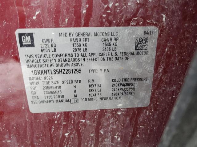 1GKKNTLS5HZ281295 GMC Acadia All Terrain