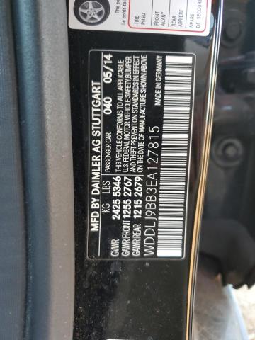 WDDLJ9BB3EA127815 Mercedes-Benz Cls 550 4matic