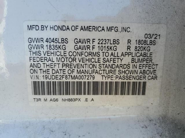 19UDE2F87MA007279 Acura Ilx Premium A-spec