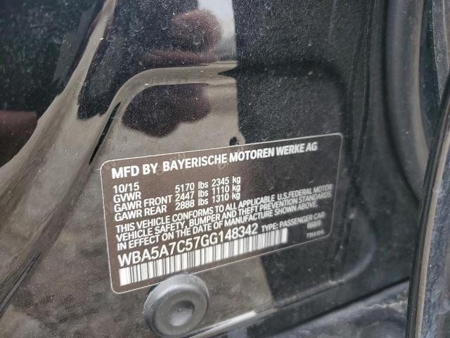WBA5A7C57GG148342 BMW 528 XI