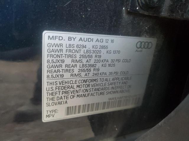 WA1LHAF78HD039577 Audi Q7 Premium Plus